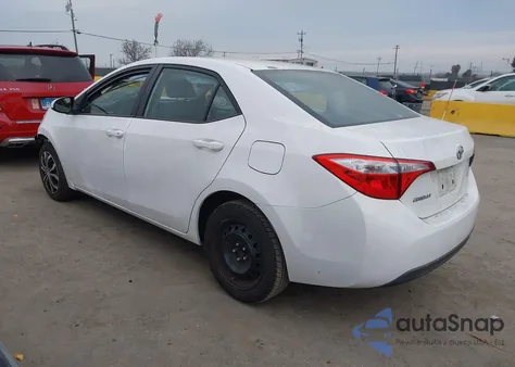 2014 Toyota Corolla Le из США, поврежденный, VIN 5YFBURHE7EP053907
